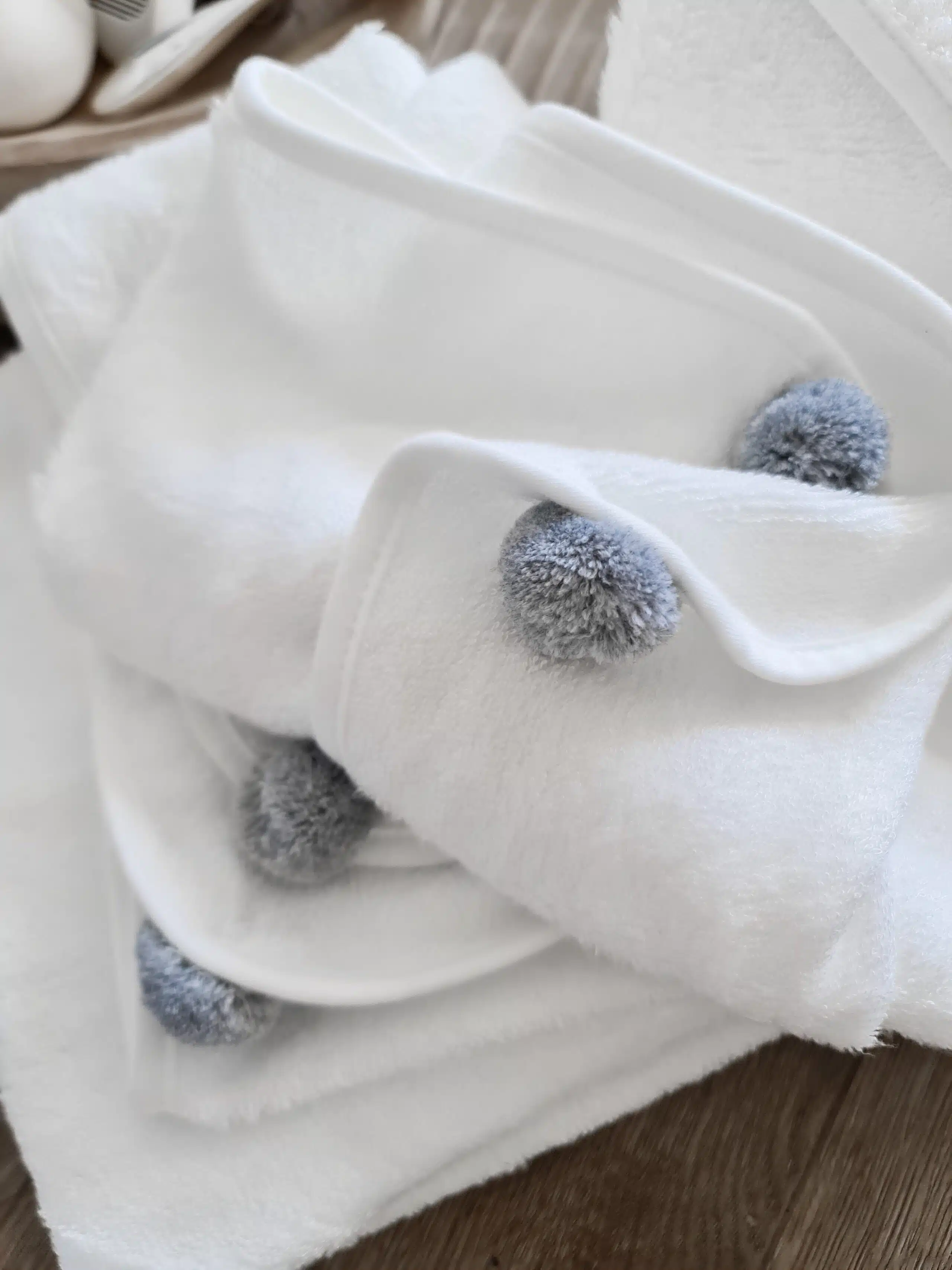⁦BABY TOWEL POMPOM GRAY⁩ – תמונה ⁦12⁩