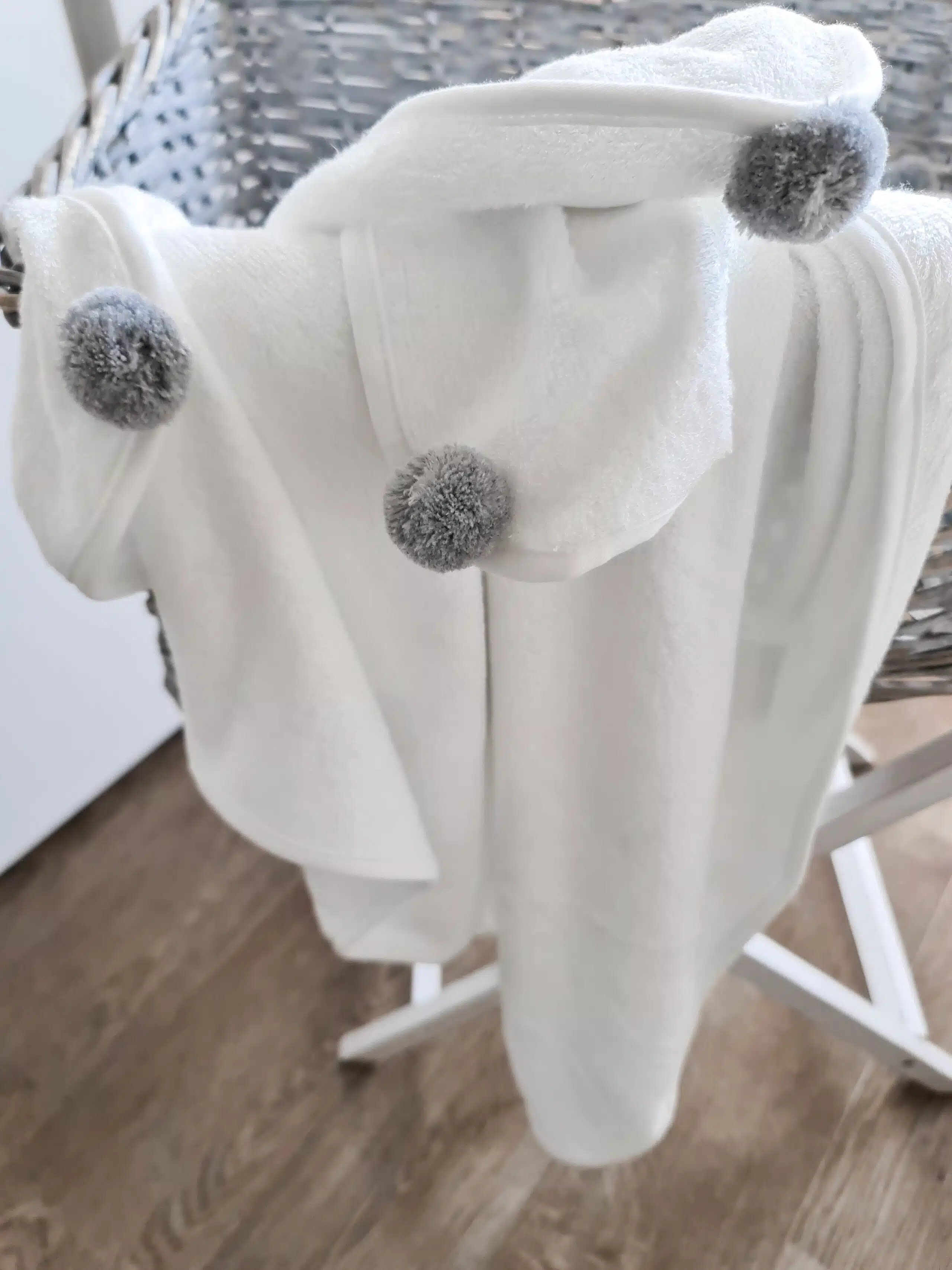 ⁦BABY TOWEL POMPOM GRAY⁩ – תמונה ⁦11⁩