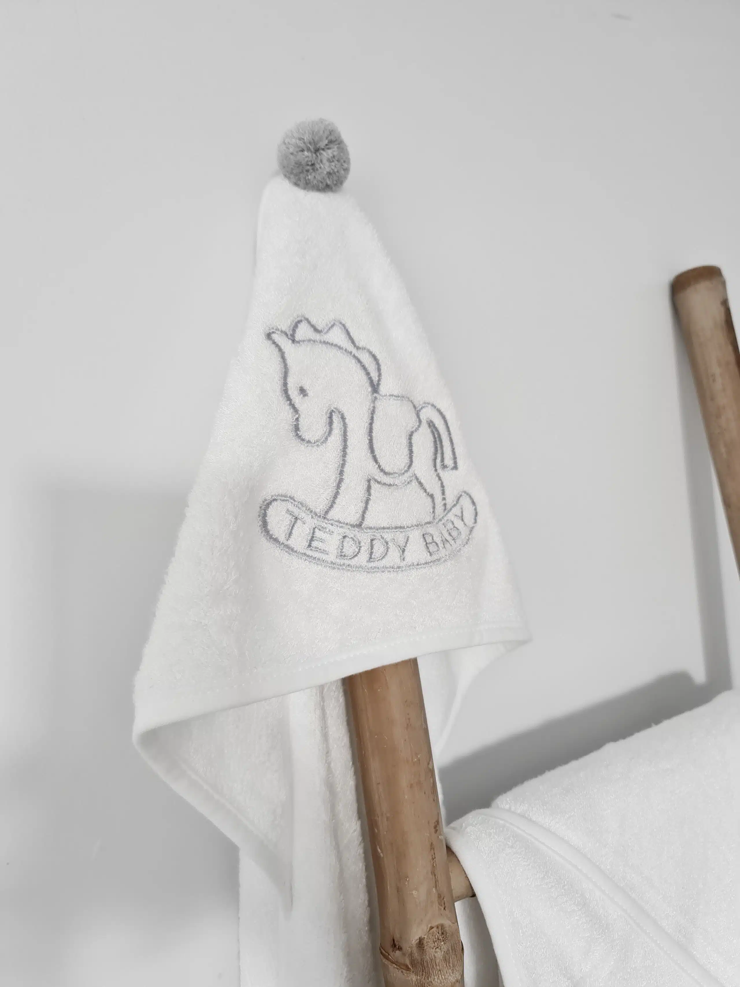 ⁦BABY TOWEL POMPOM GRAY⁩ – תמונה ⁦15⁩
