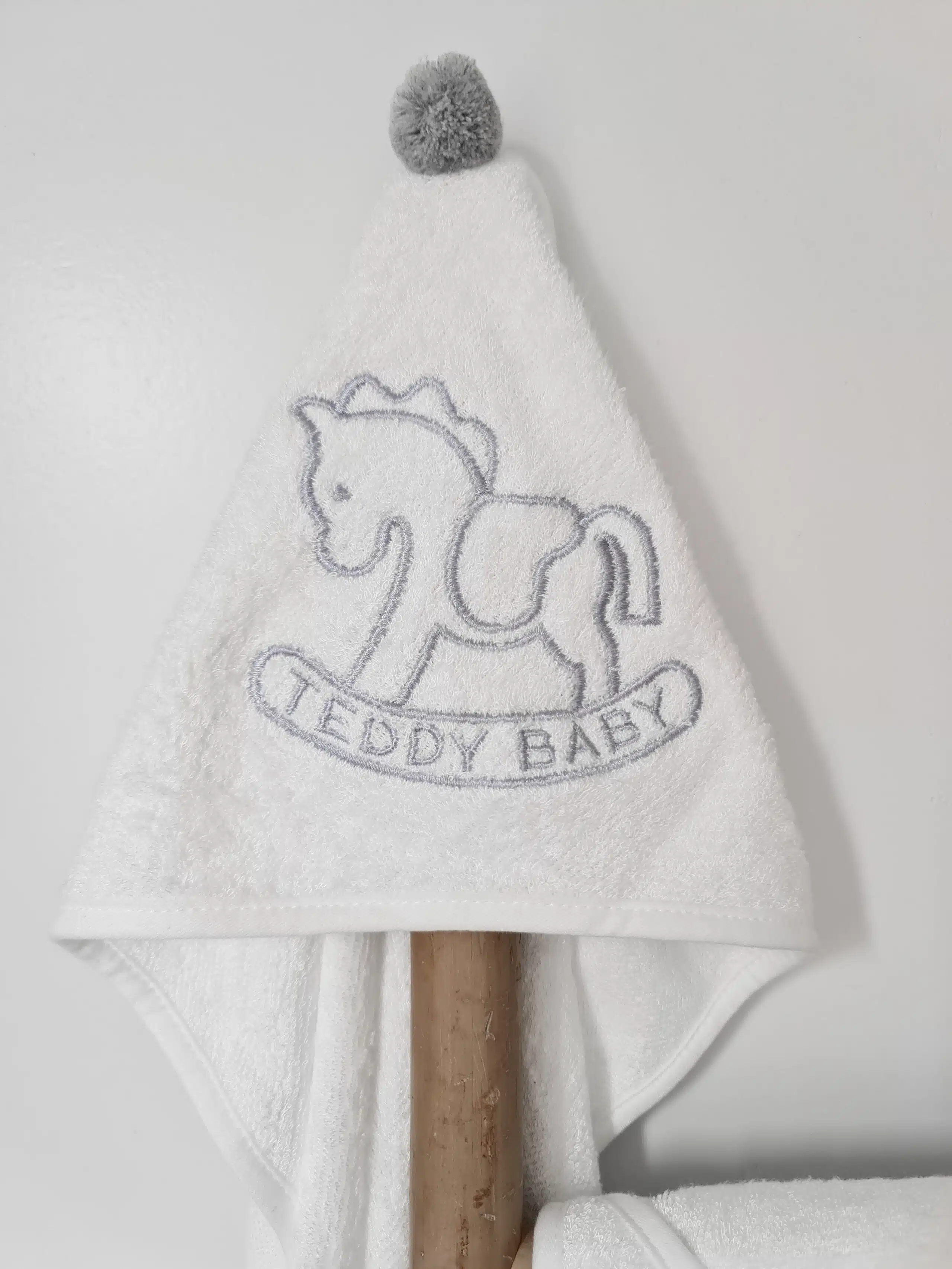 ⁦BABY TOWEL POMPOM GRAY⁩ – תמונה ⁦14⁩