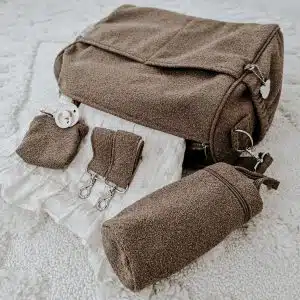 תיק החתלה - צמר חום