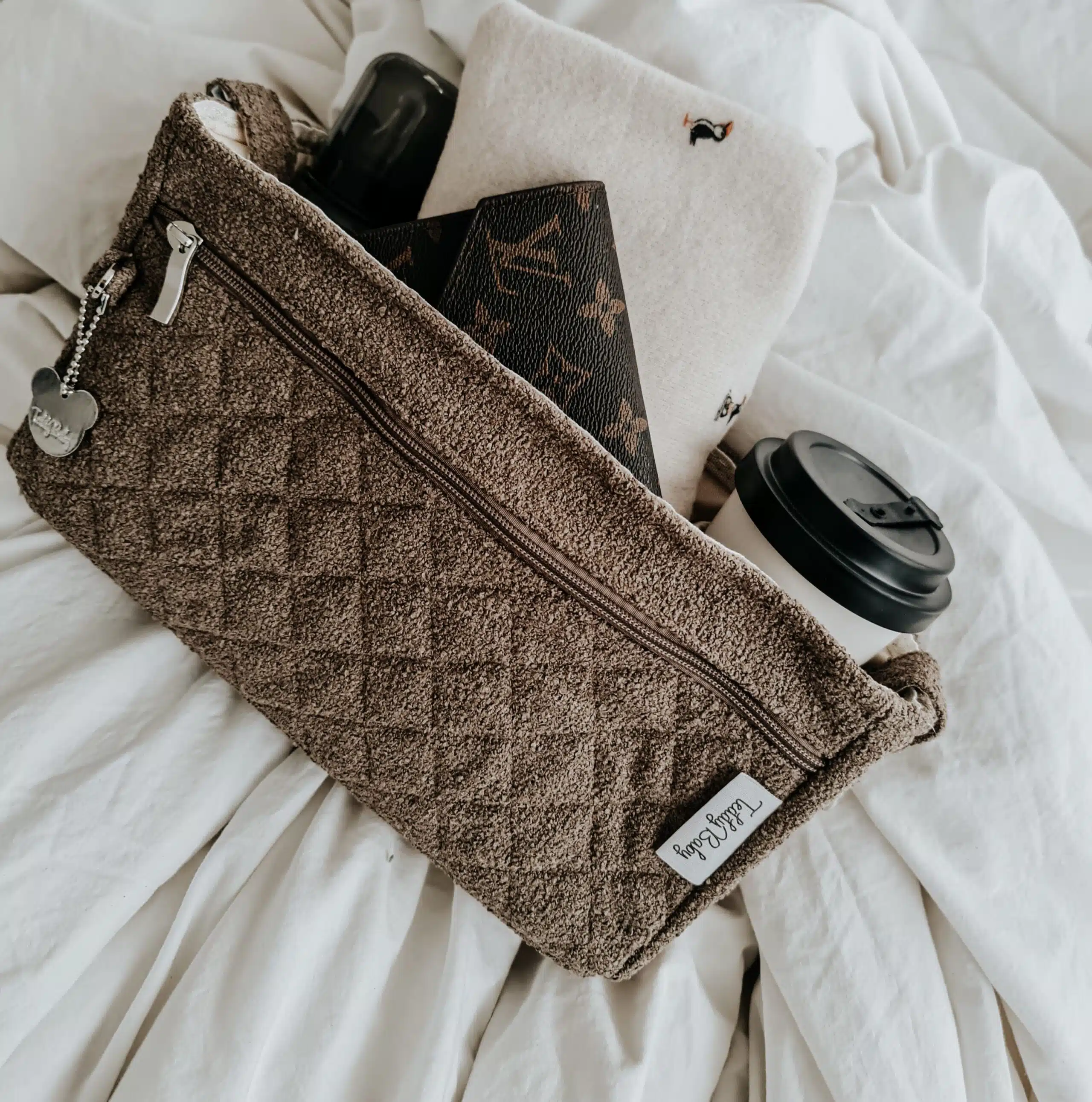 ⁦QUICKY BAG צמר חום⁩ – תמונה ⁦2⁩