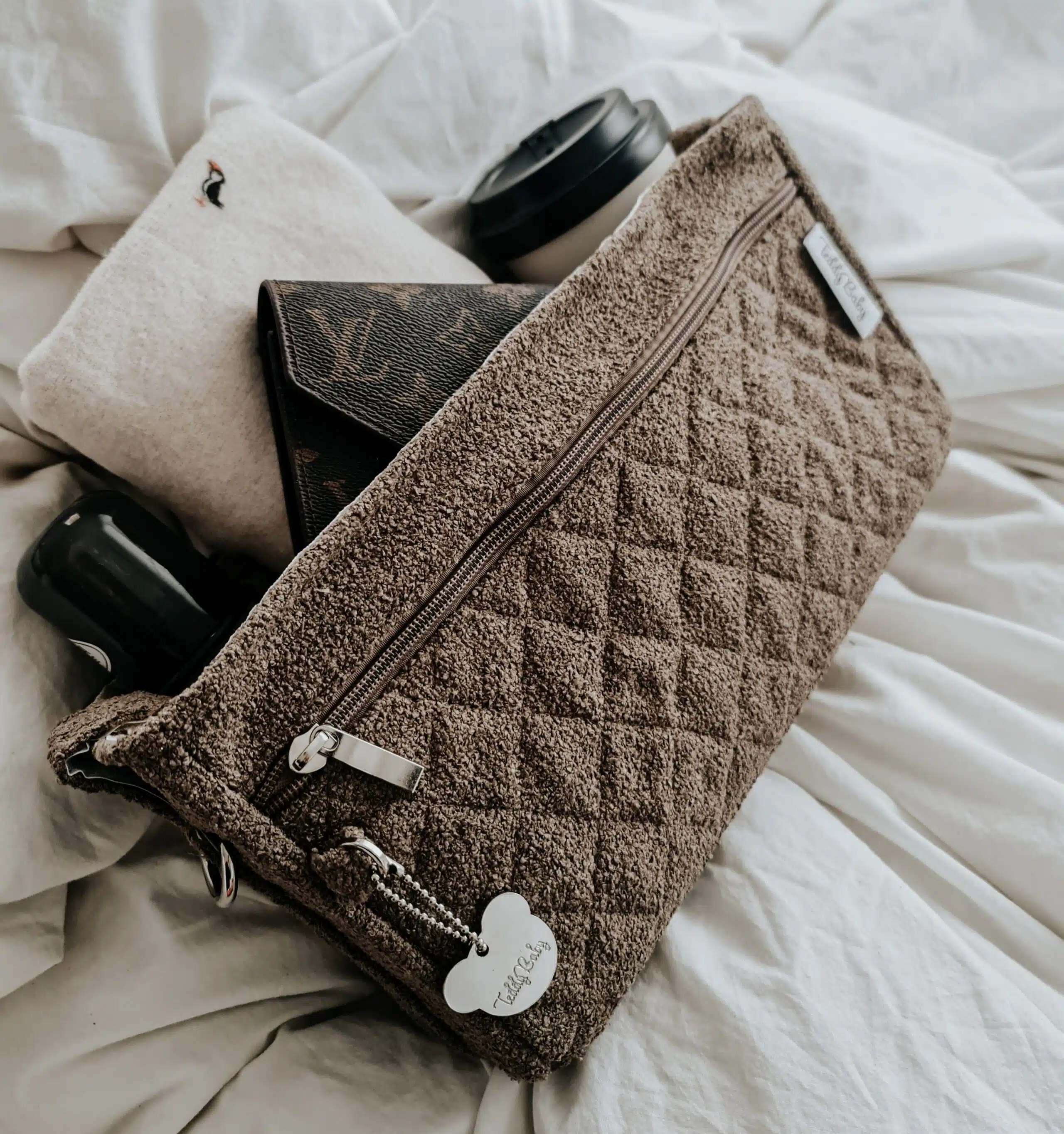 QUICKY BAG צמר חום