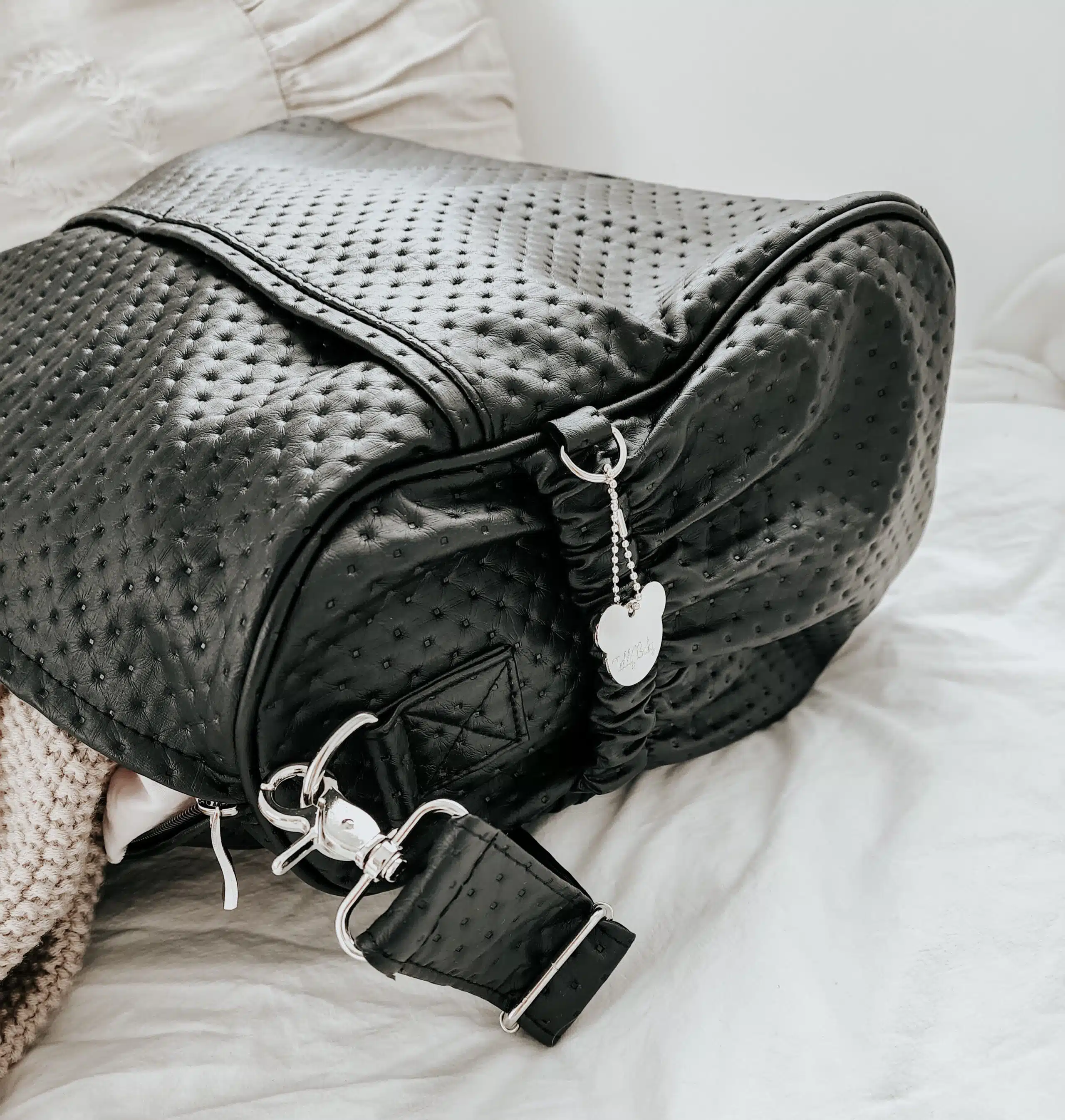 ⁦תיק החתלה - שחור נקודות⁩ – תמונה ⁦5⁩